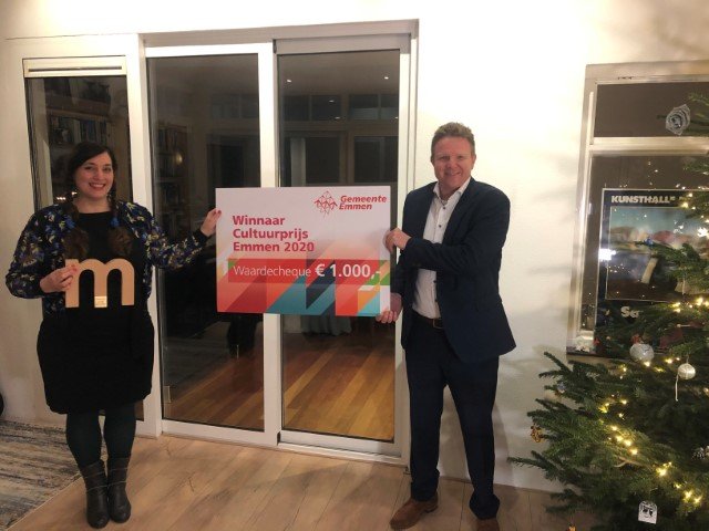 Cultuurprijs Emmen Carina Vinke en Robert Kleine - Promotie Noord